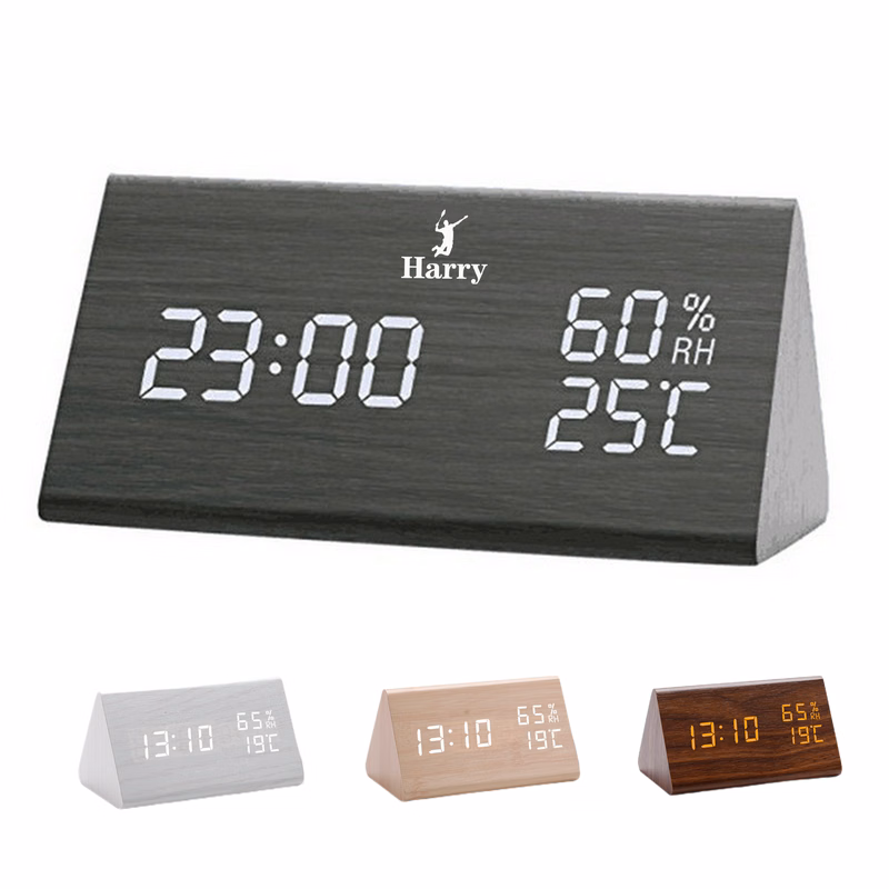 Led Temperature And Humidity Clock