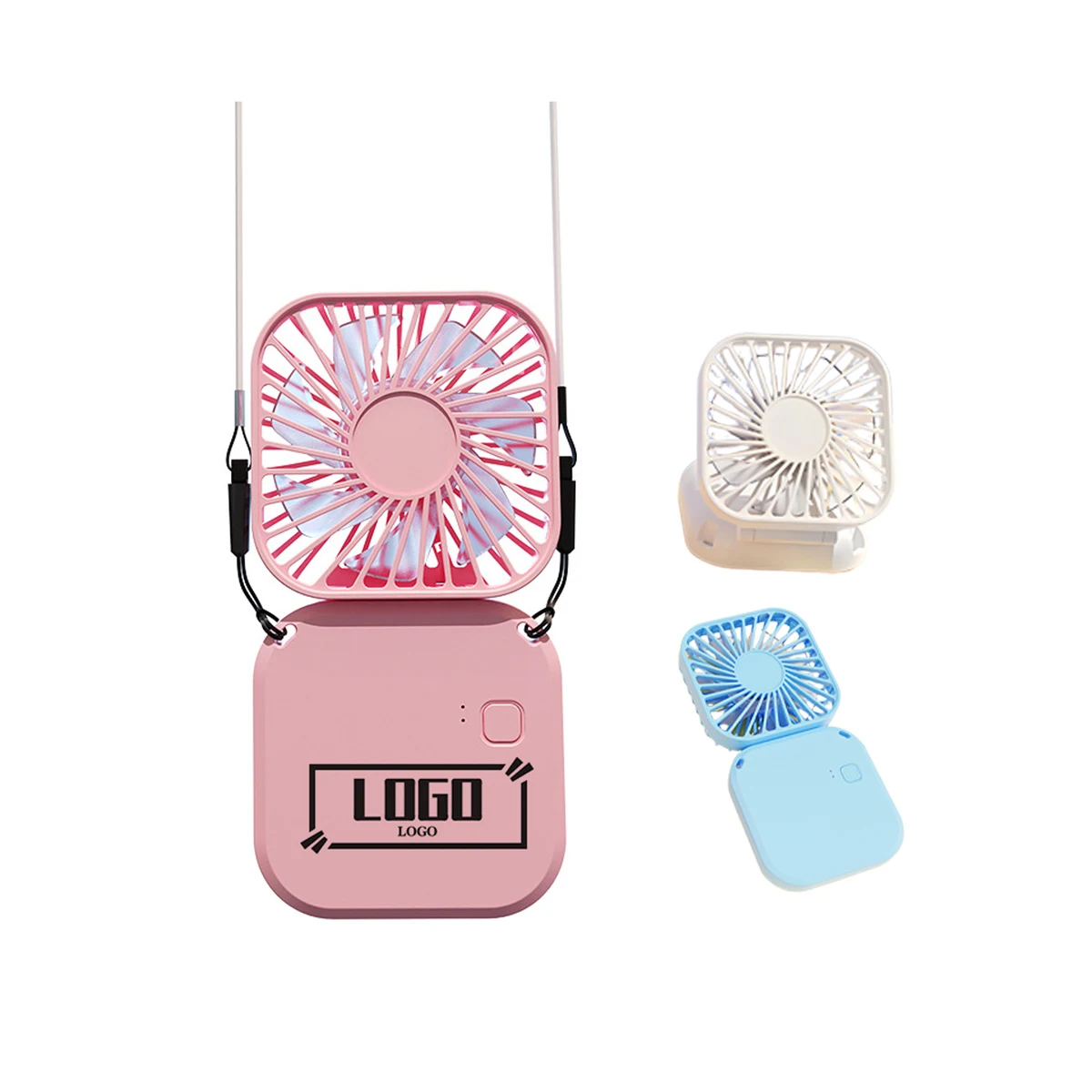 Portable Fan with Charger and Neck Lanyard 1