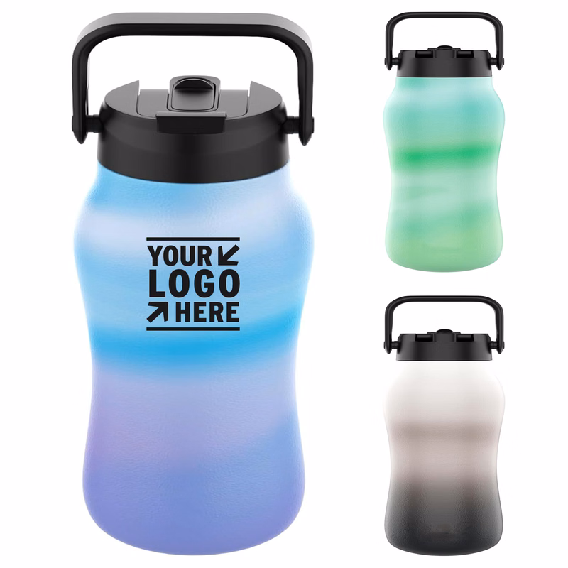 Keep Water Cold For 24 Hours Insulated Leakproof Stainless Steel Metal Water Bottle With Straw