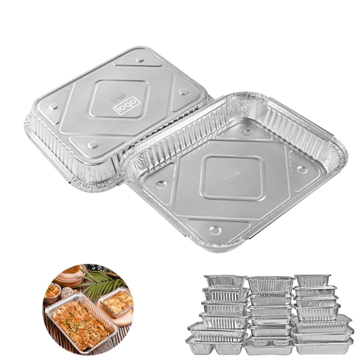 Disposable Foil Pans With Lids 1