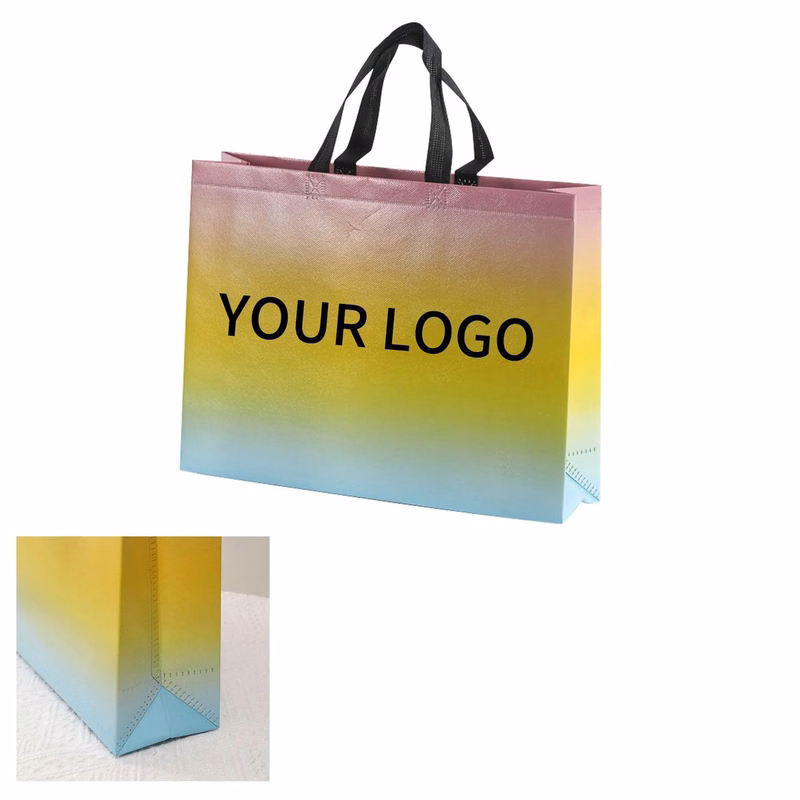 Tri Color Non Woven Tote for Events or Retail