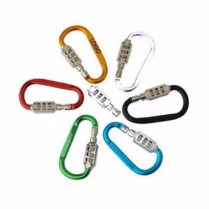 3-Digit Combination Carabiner Lock