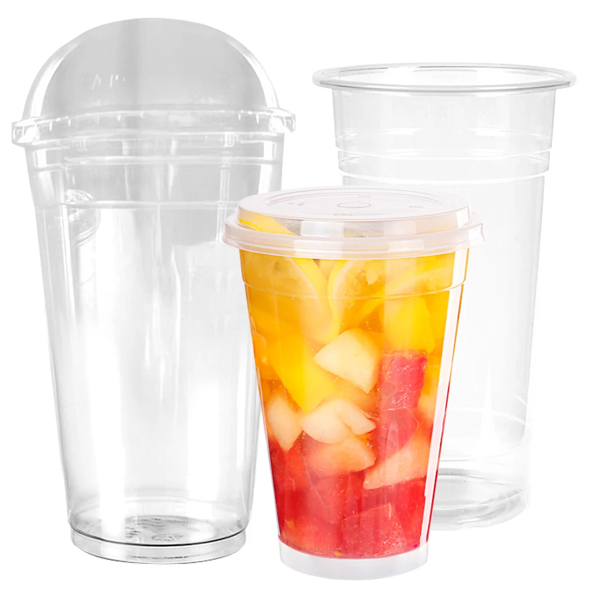 24oz Clear PET Cups 1