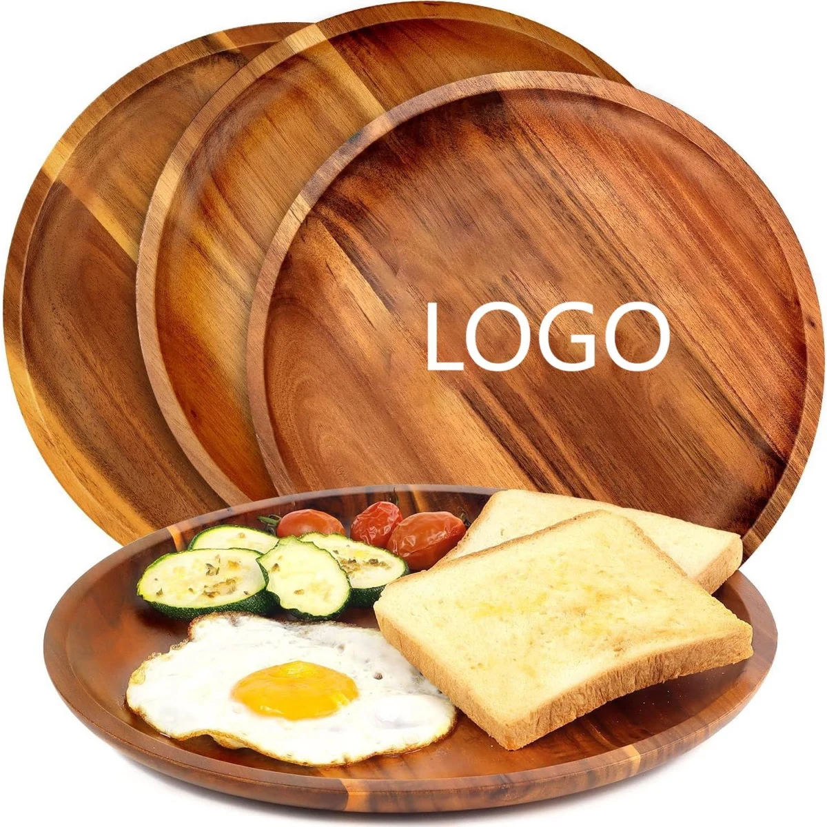 Acacia Wood Plate 1