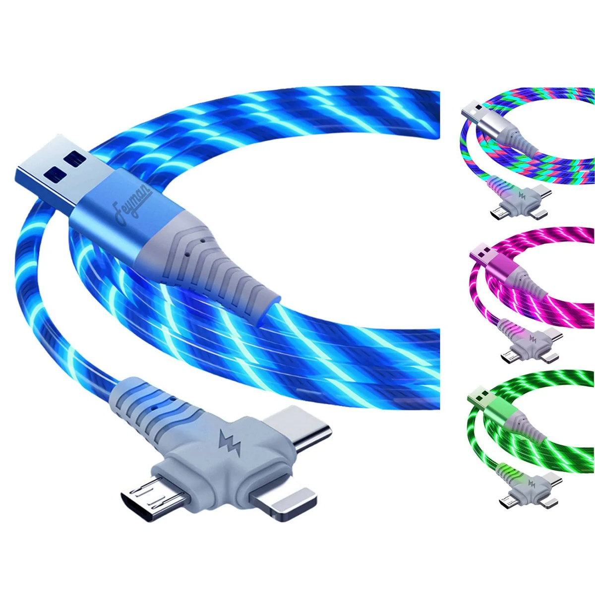 78in Three In One Luminous Data Cable 1