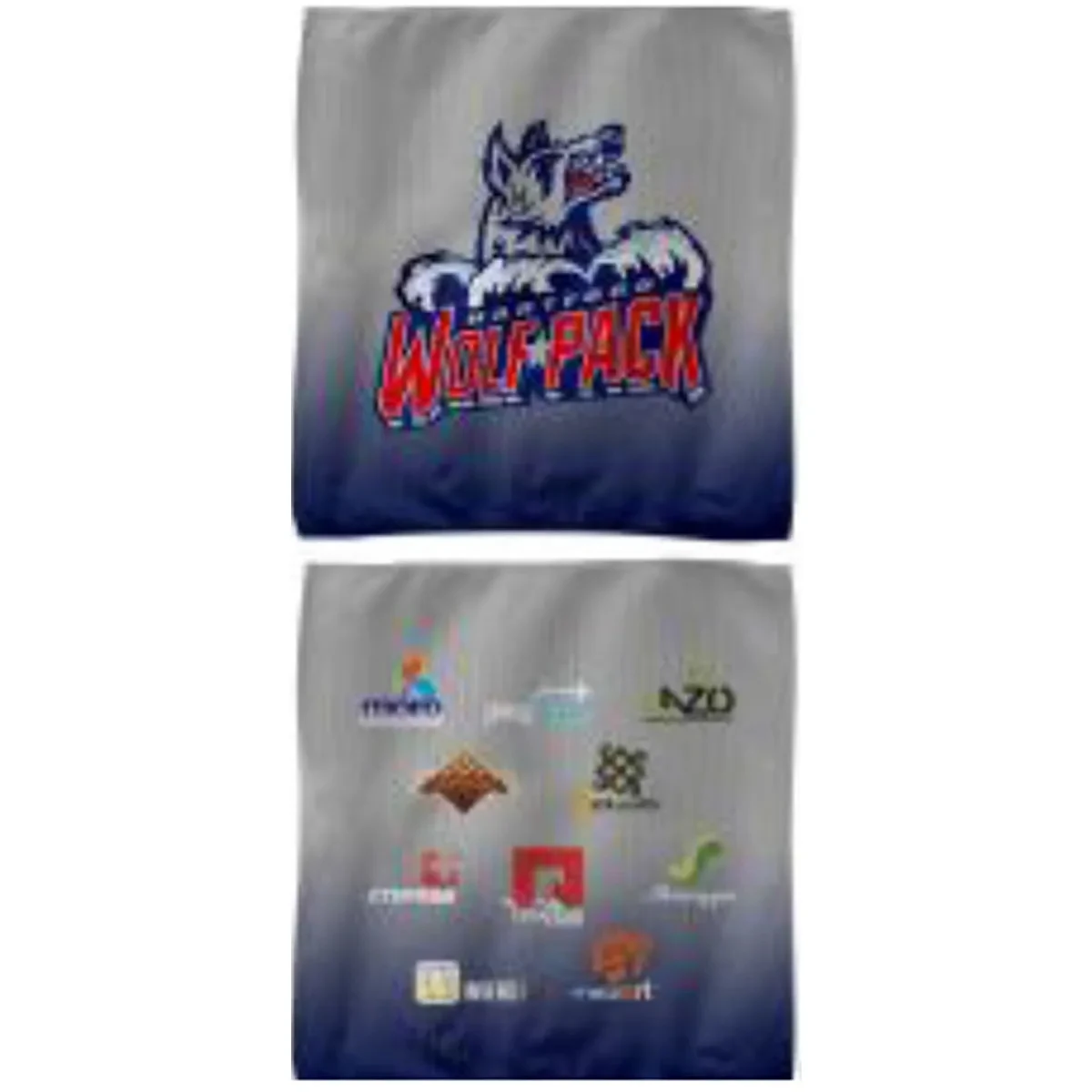 Sublimated Full Bleed Rally Towel, Front and Back 1