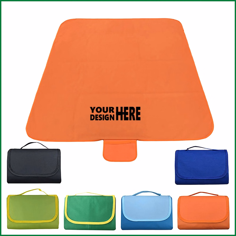 Moq 20 Pcs Custom Picnic Beach Folding Blanket