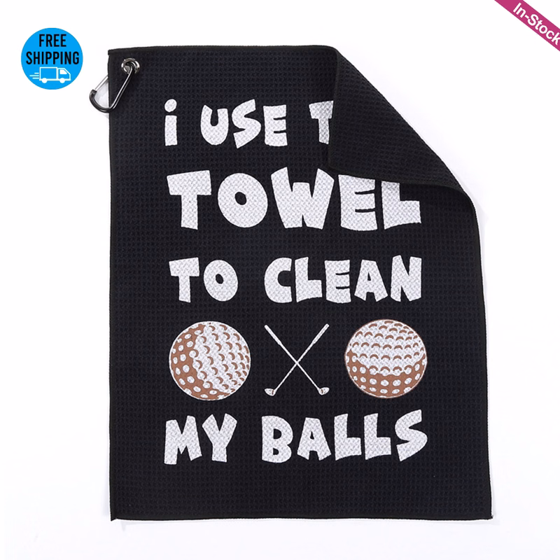 Sublimation 400GSM 16" x 24" Waffle Golf Towel With Corner Grommet