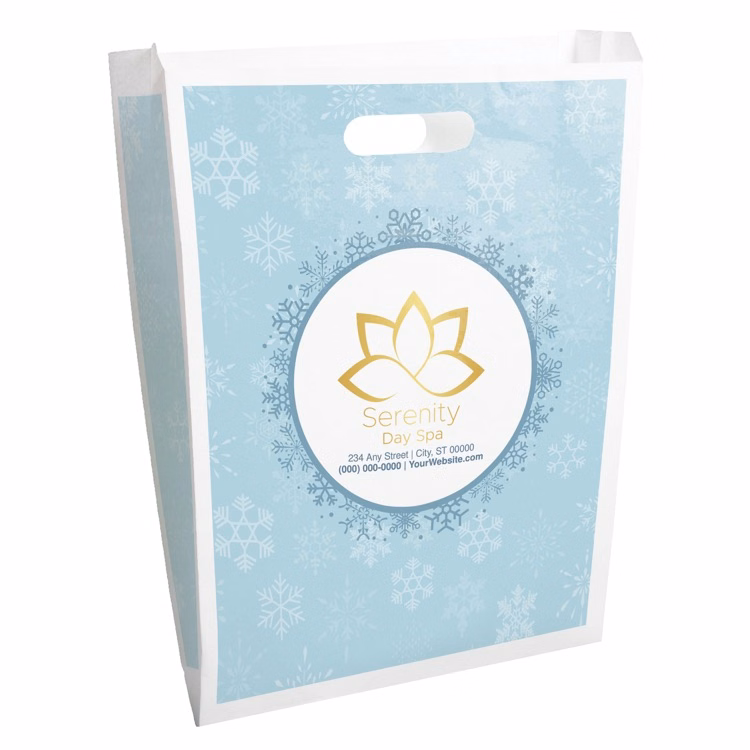 Christmas Scatter Design 2 Merchant Paper Bags (12" x 15" x 2.5")
