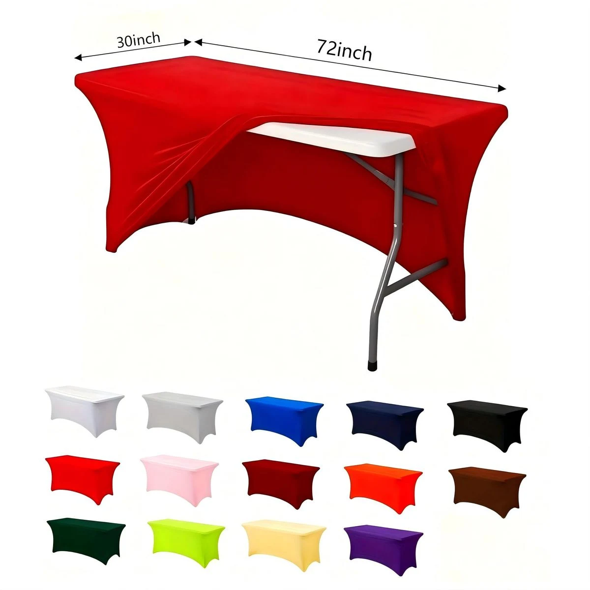 6FT Cocktail Table Cover 1