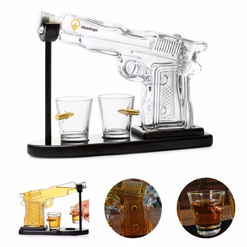 10 Oz Whiskey Gun Decanter Set