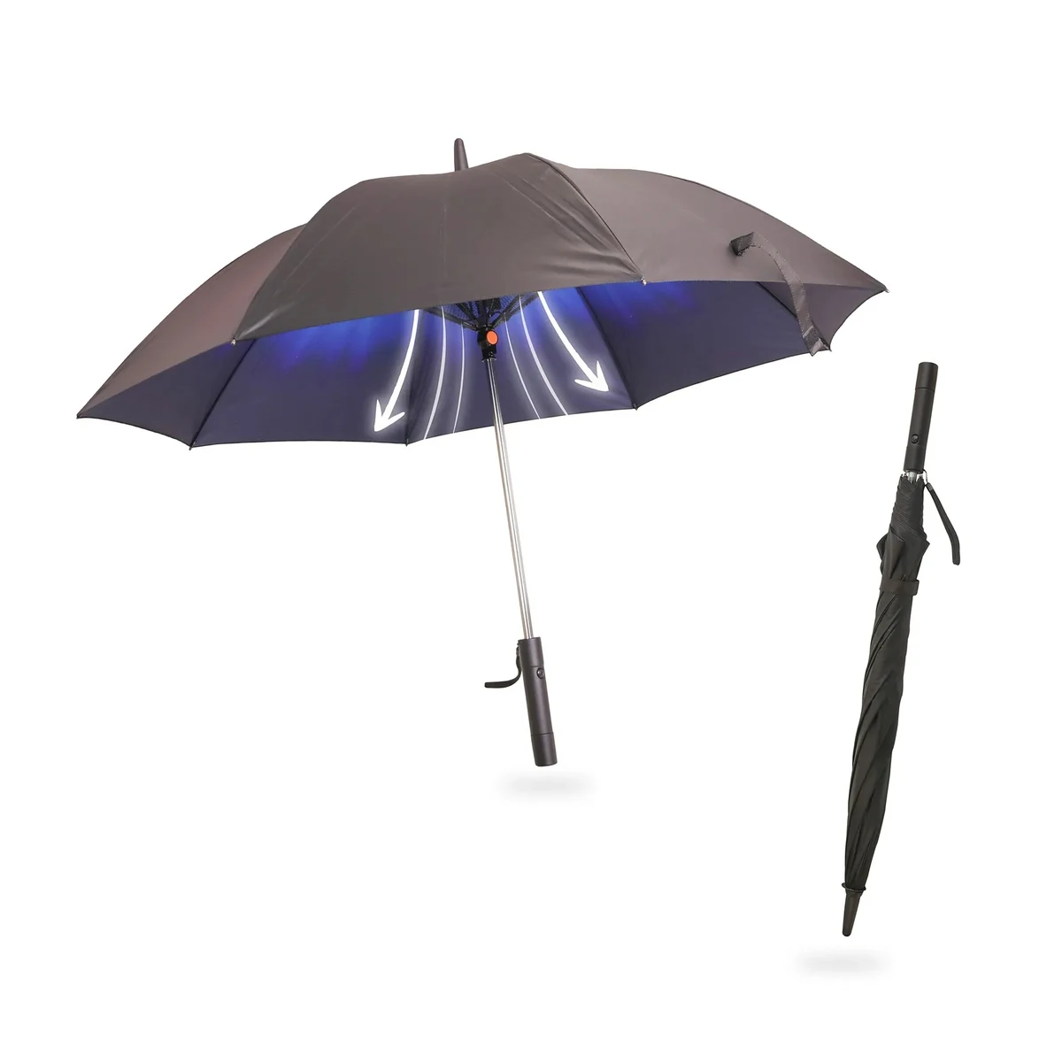 Full Color Coverage Sport Umbrella with Fan 1