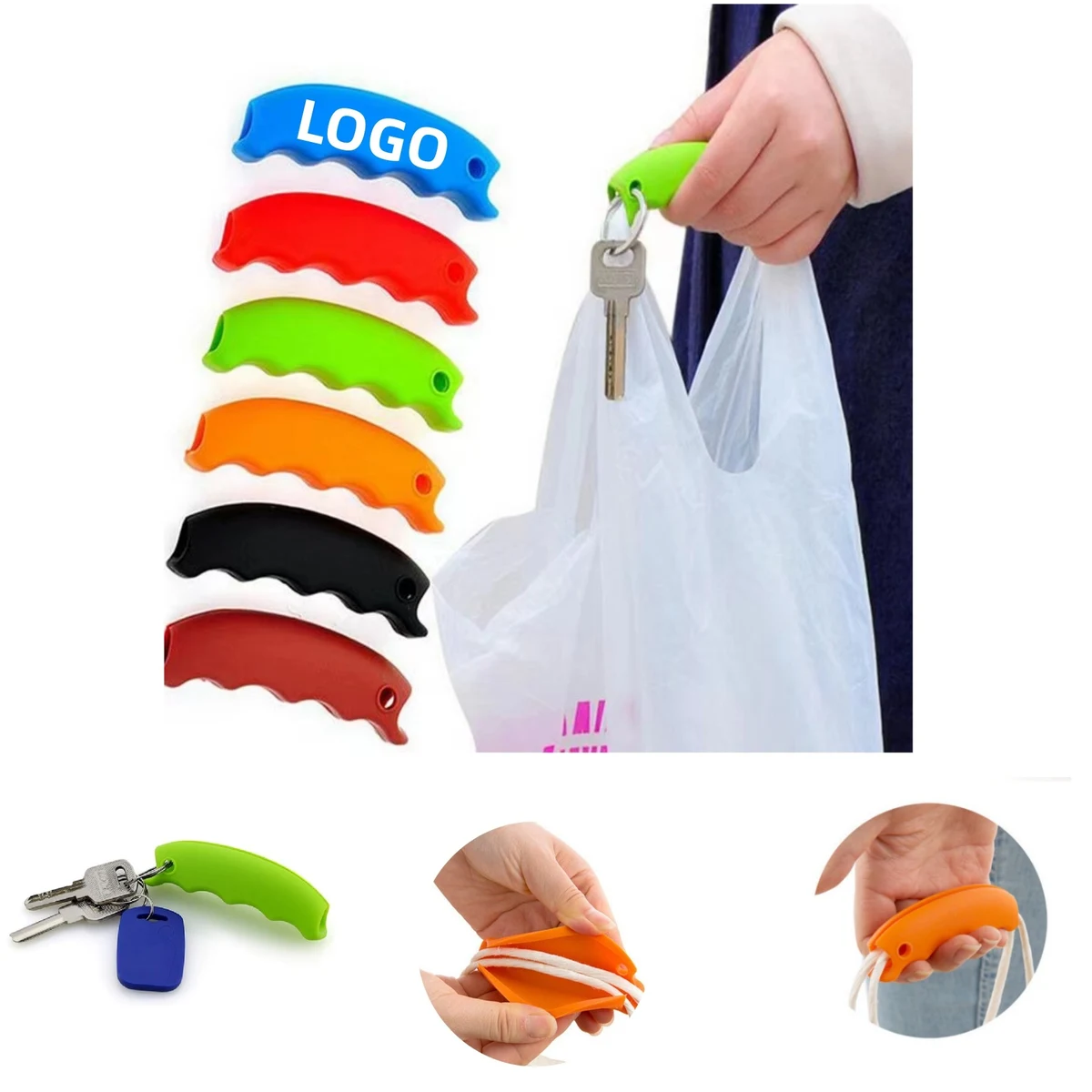 Silicone Holder for Grocery Bag 1