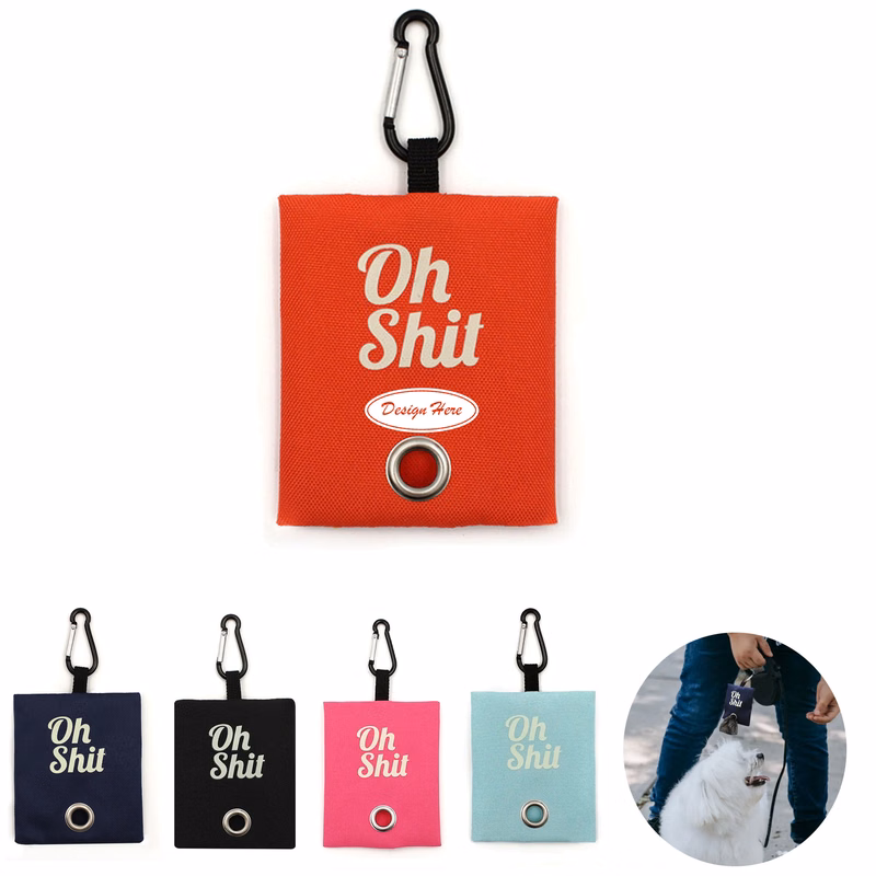 Portable Keychain Pet Waste Bag Holder for