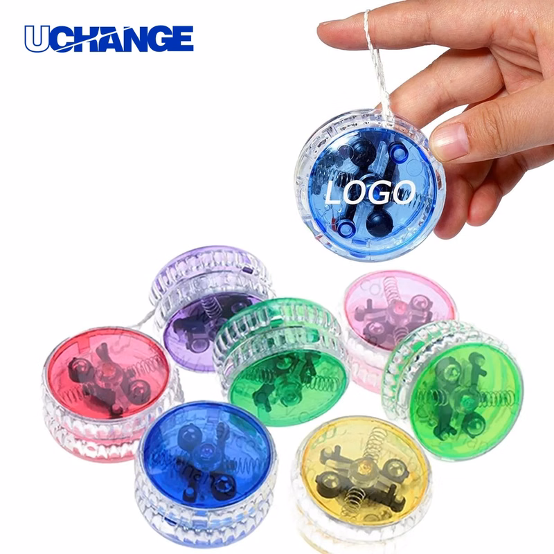 LED Flashing Light Plastic Yo-Yo Toy for Parties, Giveaways & Night Events