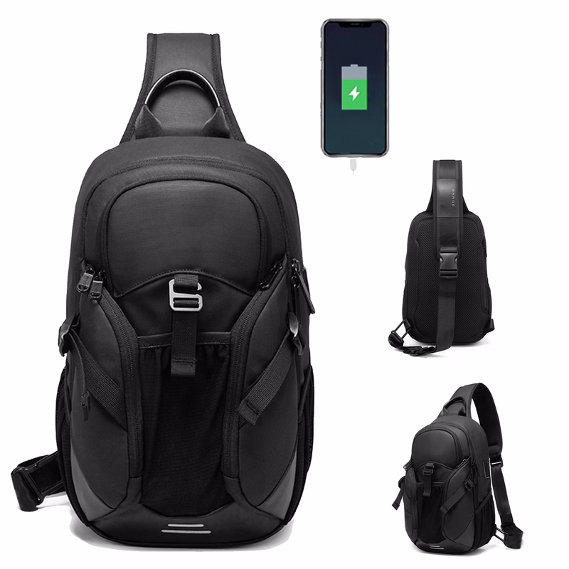 Crossbody Shoulder Daypack Bag for Men