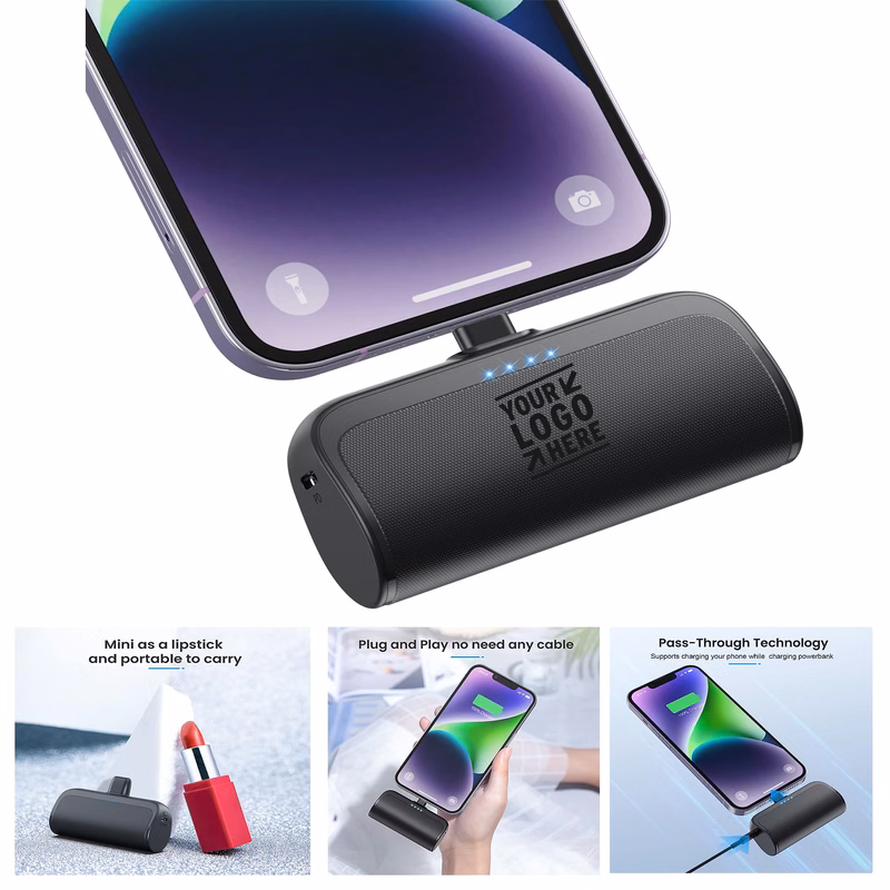 5200mAh Portable Mini Ultra-Compact PD Fast Charging Battery Phone Charger Power Bank