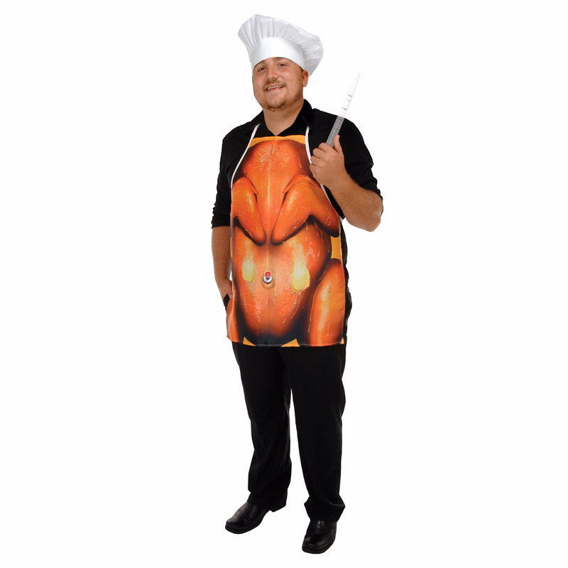 Thanksgiving Fabric Novelty Apron