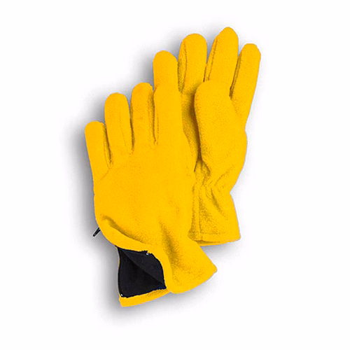 CLOSEOUT - Gold Fleece Zip Gloves