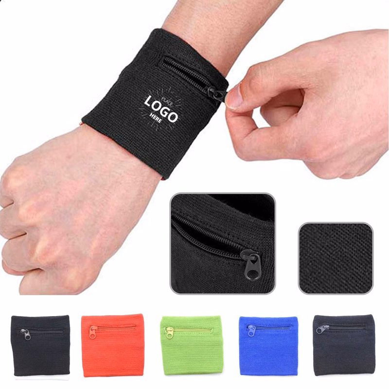 Zipper Wristband with Pocket