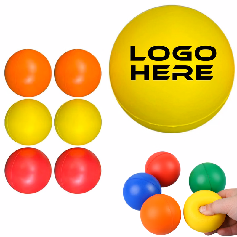 2.5" Round Stress Relief Squeeze Ball
