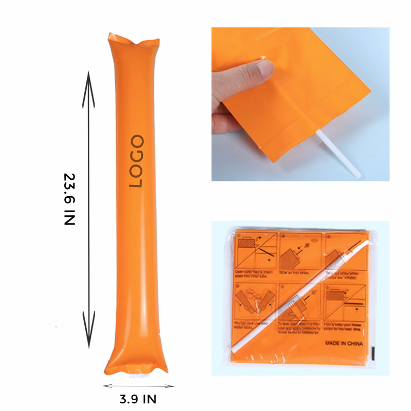 MOQ 10 PCS Convenient Inflatable Cheering Stick