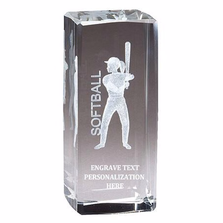 Crystal Cube Softball Female