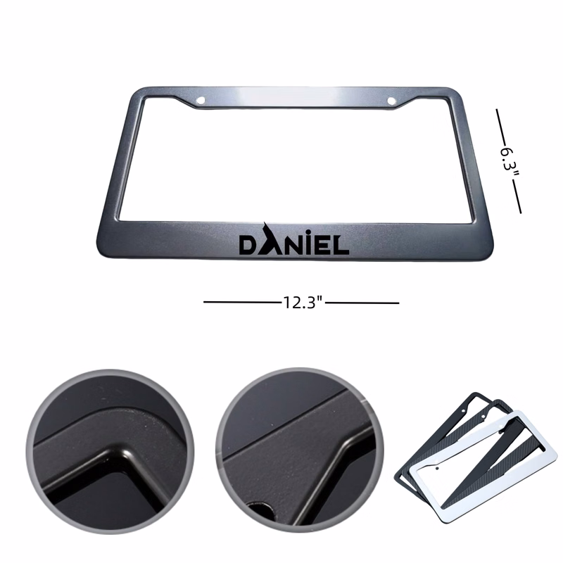 Durable Aluminum License Plate Frame