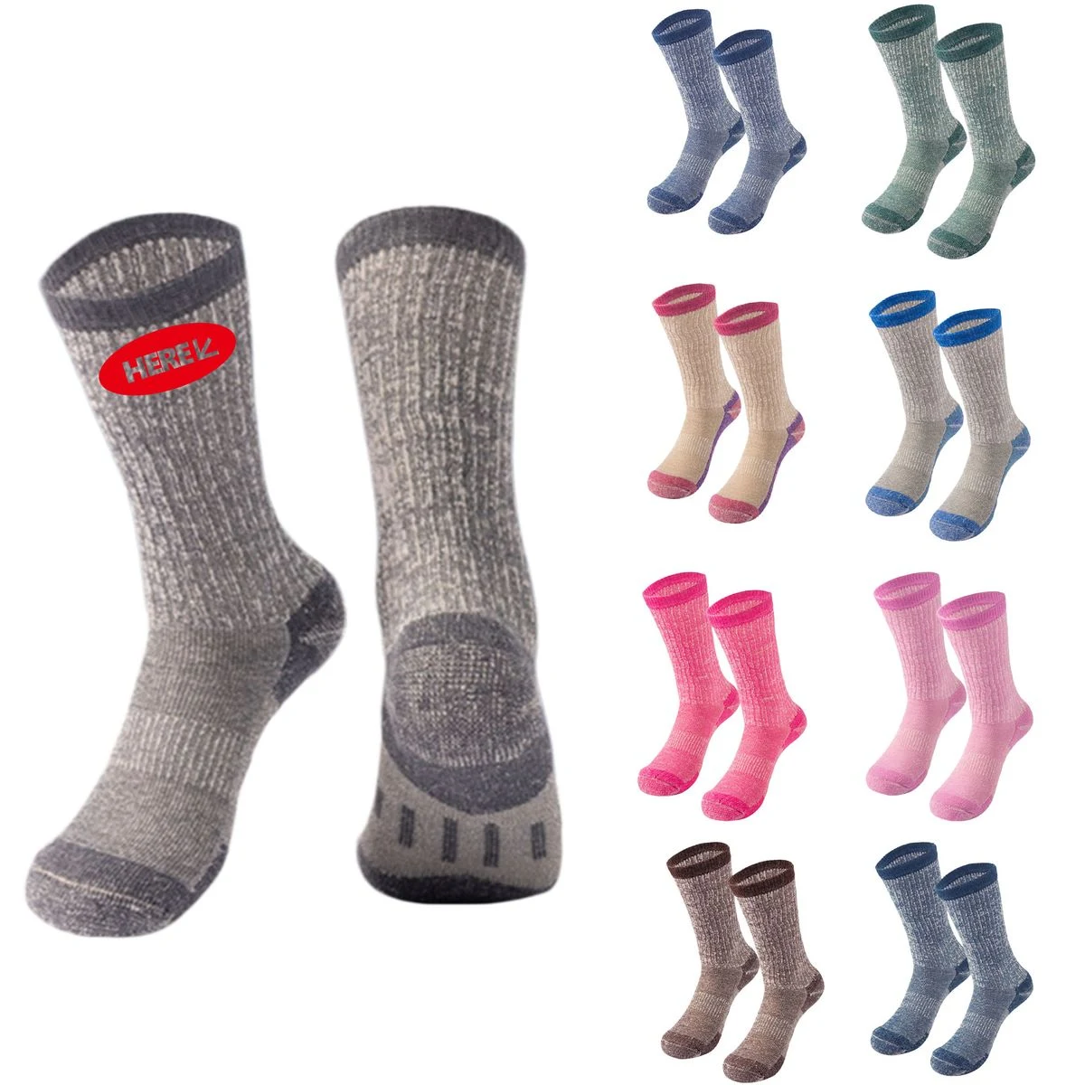Heavyweight Thermal Wool Socks 1