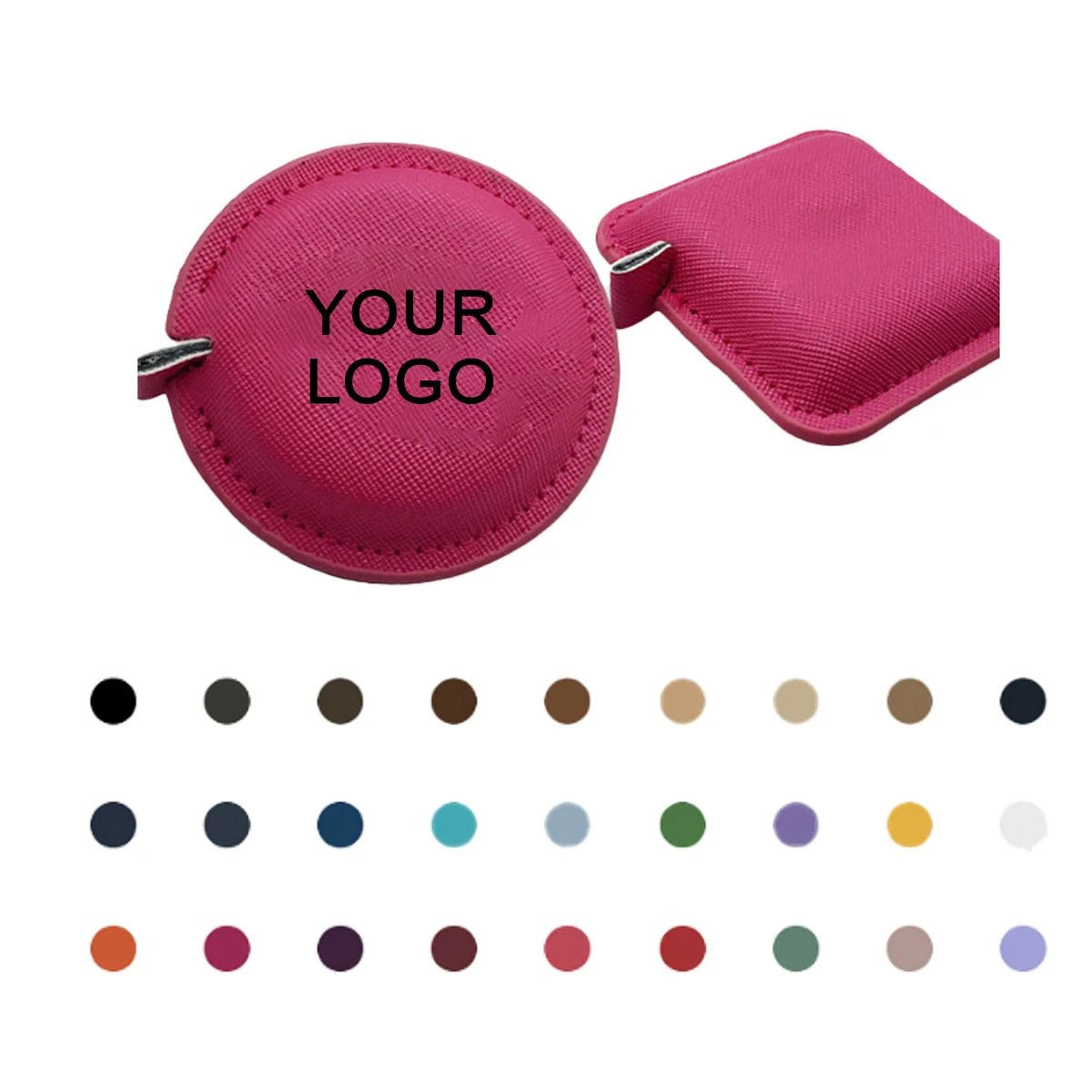 Oil Edged Round Measuring Tape Twill Leather Outer Shell 1