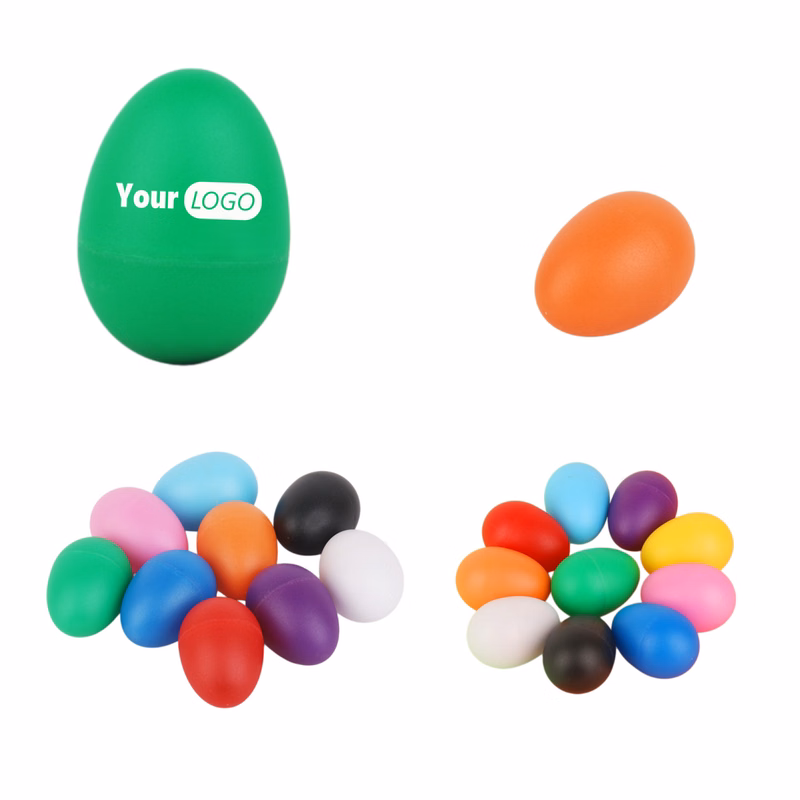 Frosted Plastic Shaker Egg