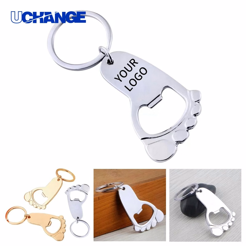 Zinc Alloy Bottle Opener Keychain Tool