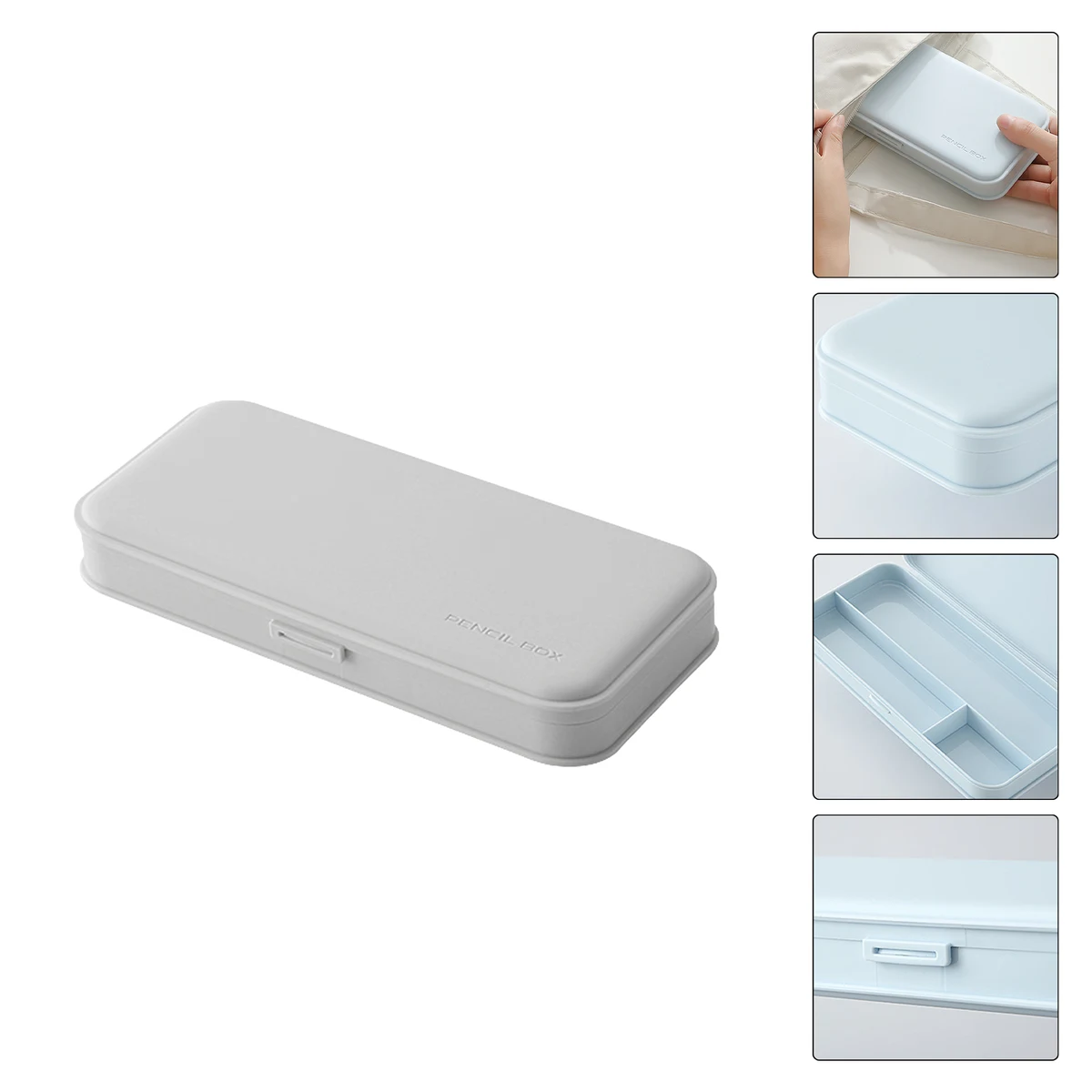 Solid Color Macaron-colored Pencil Box 1