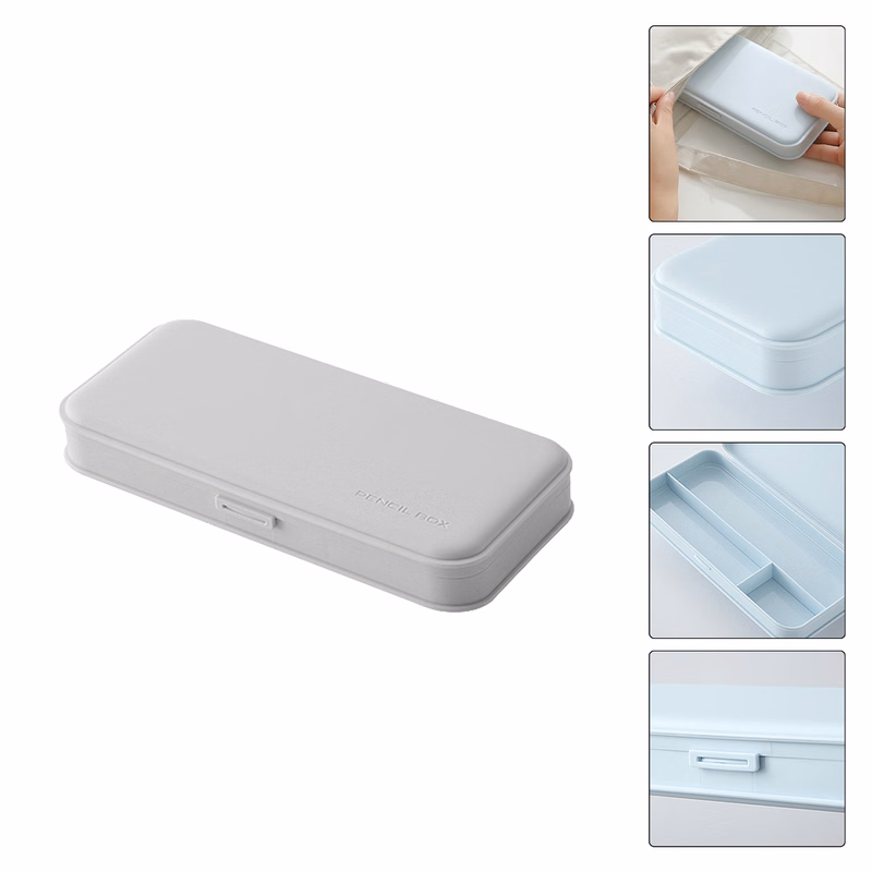 Solid Color Macaron-colored Pencil Box