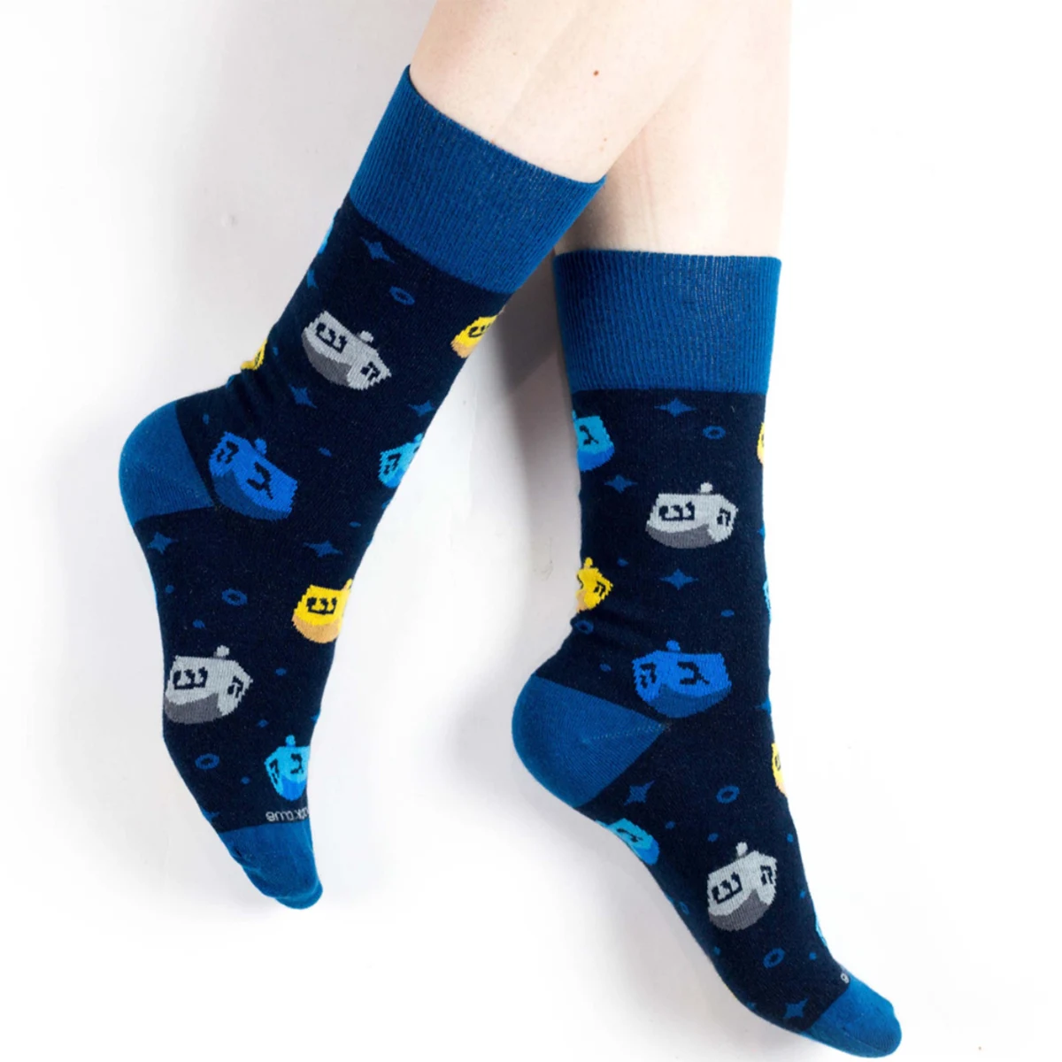 Cotton Hanukkah Socks - Eight Nights of Cozy Comfort - American Made 1