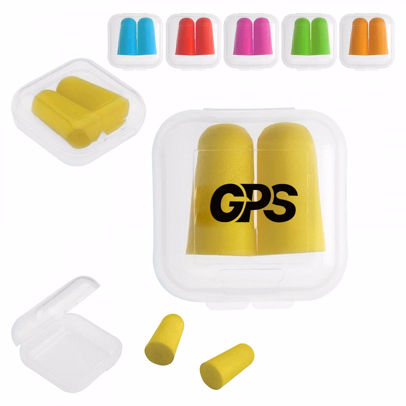 Soft Foam Ear Plugs With Case