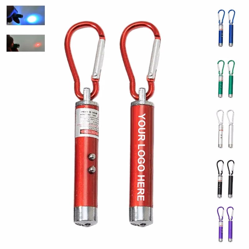3-In-1 Mini Flashlight Keychain