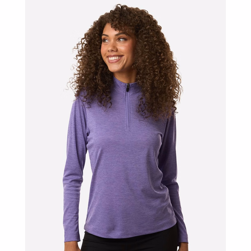 Women's Pro-Lock Performance Mélange Quarter-Zip Pullover - 4HM70L