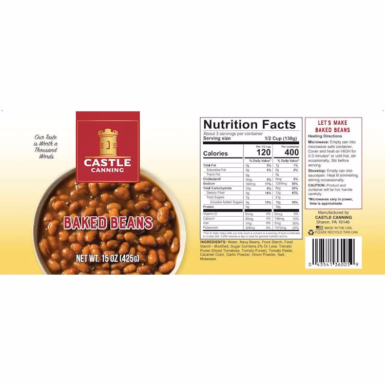 Canned Baked Beans - Full Pallet