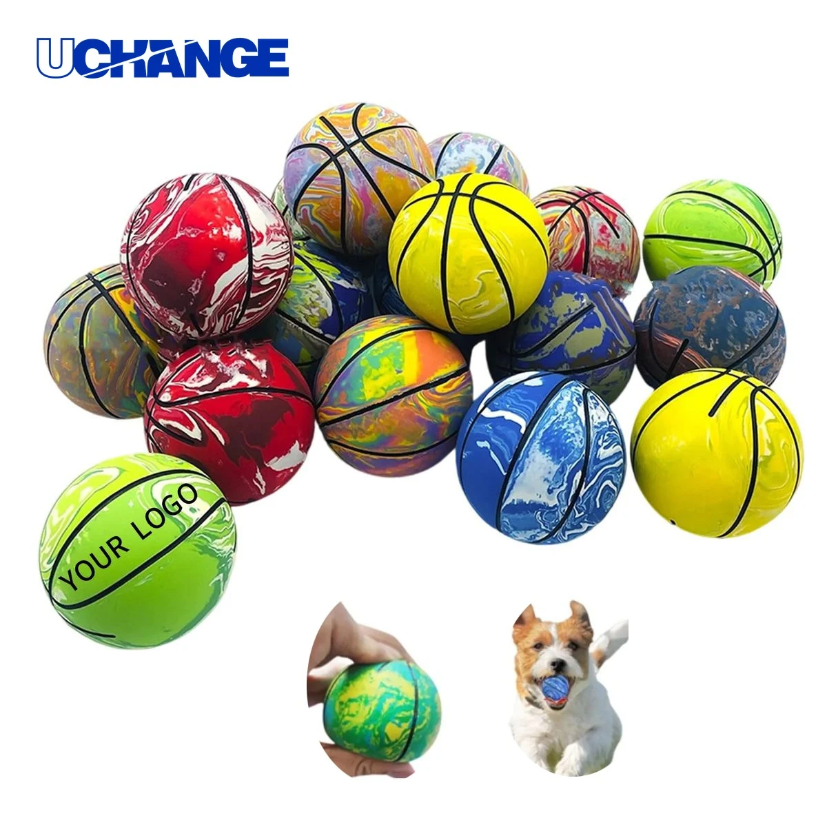 Rubber Basketball Toy Ball 1