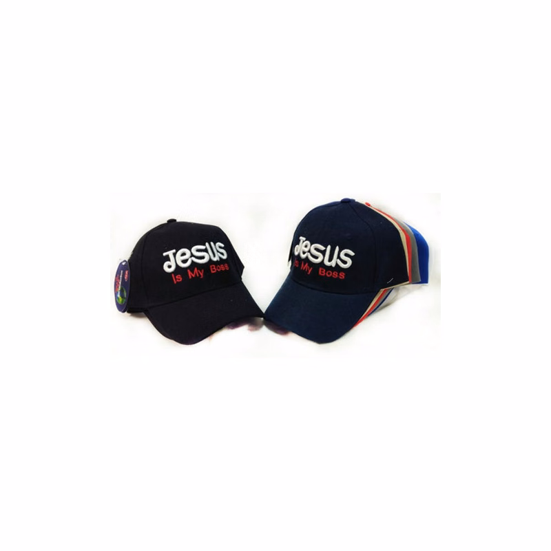 "Jesus Is My Boss" Adjustable Baseball Hats - Assorted