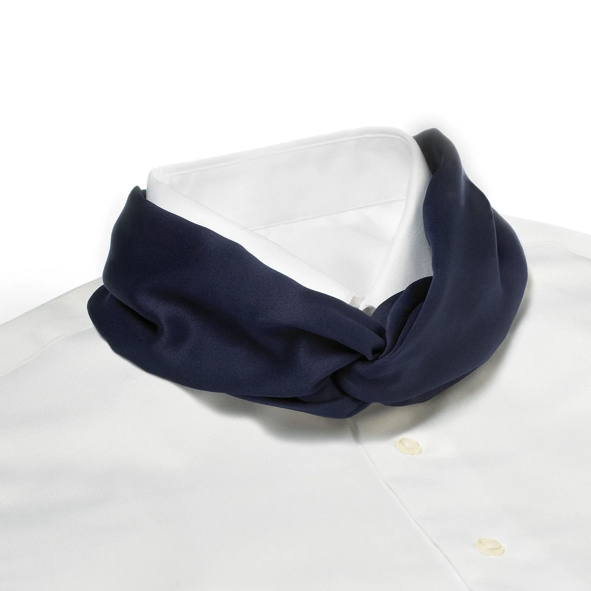 Navy Knot Scarf 1