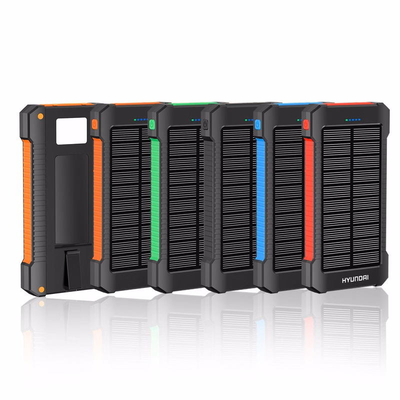 10000mAh Solar Phone Charger /Power Bank with Flash Light