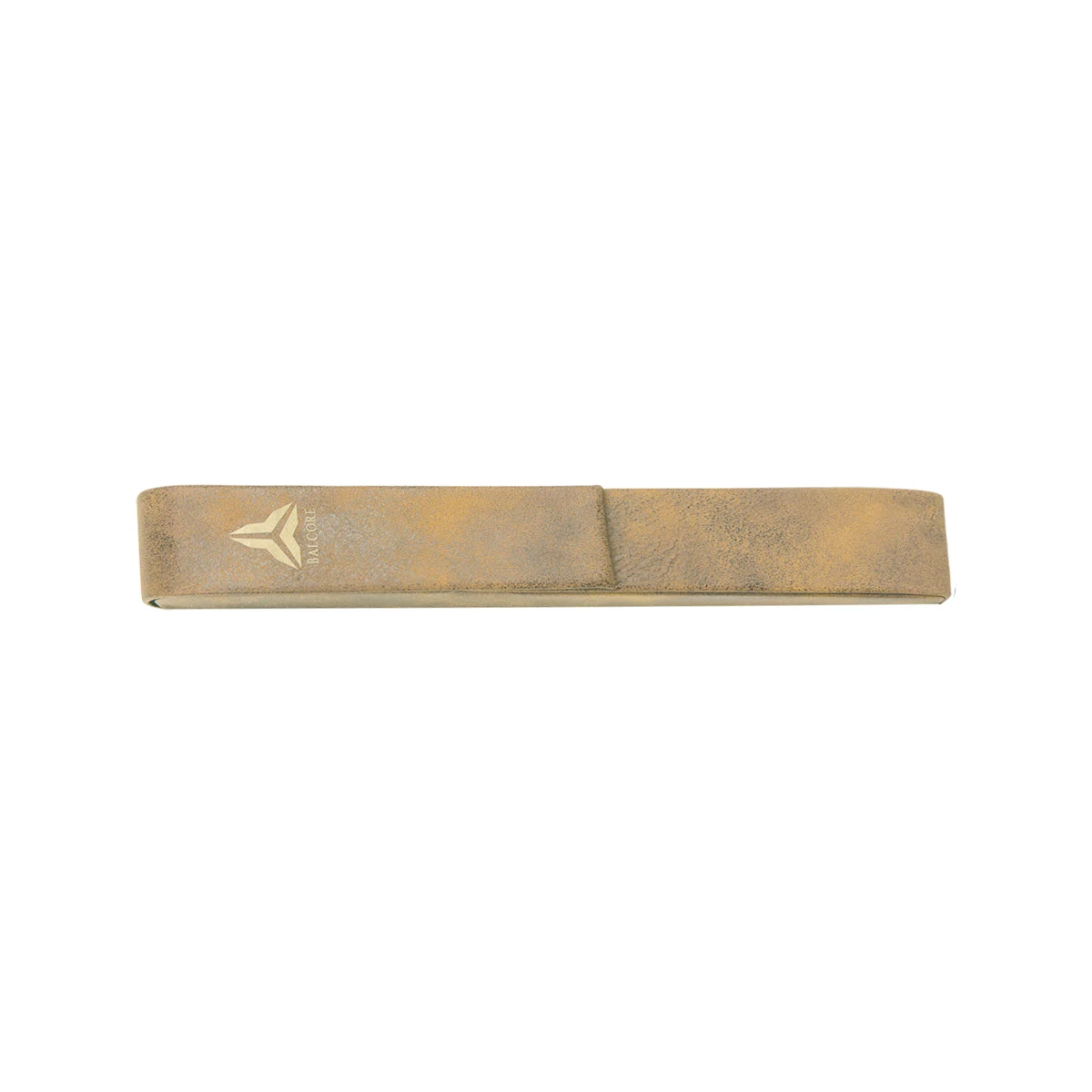 Rustic/Gold Leatherette Single Pen Case 1