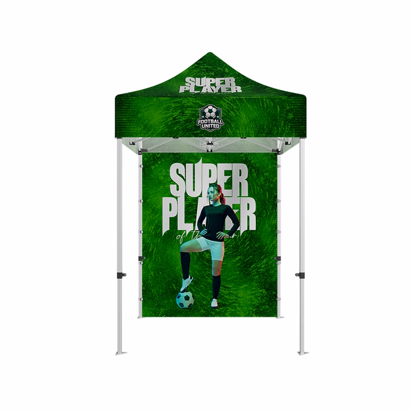 5'x5' Economy Steel Frame Tent w/Full Rear Wall