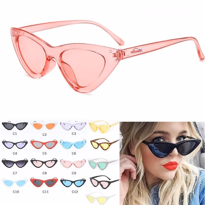 Vintage Fashion Shades Cat Eye Triangle Sunglasses