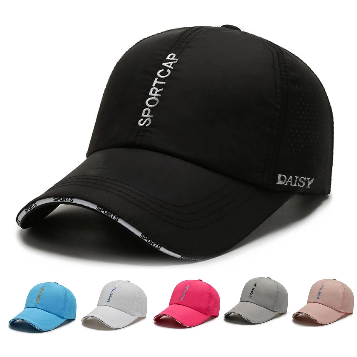 Quick-Dry Breathable Embroidered Baseball Cap 1