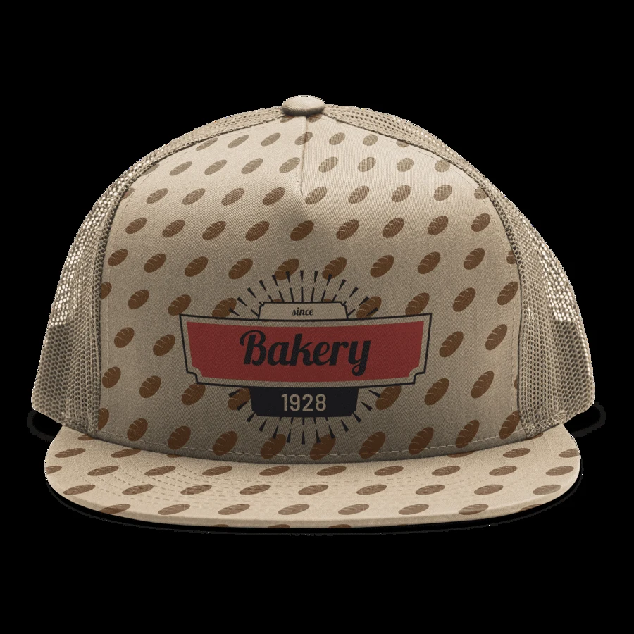 Premium Sublimation 5 Panel Mesh Back Trucker Cap - 1