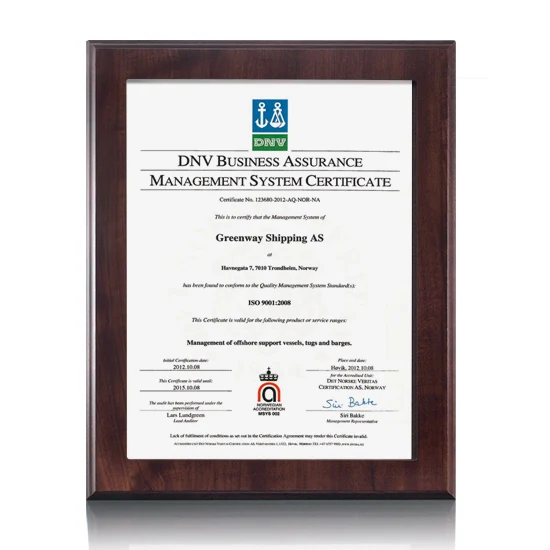 Dovercourt Cretificate Frame 1