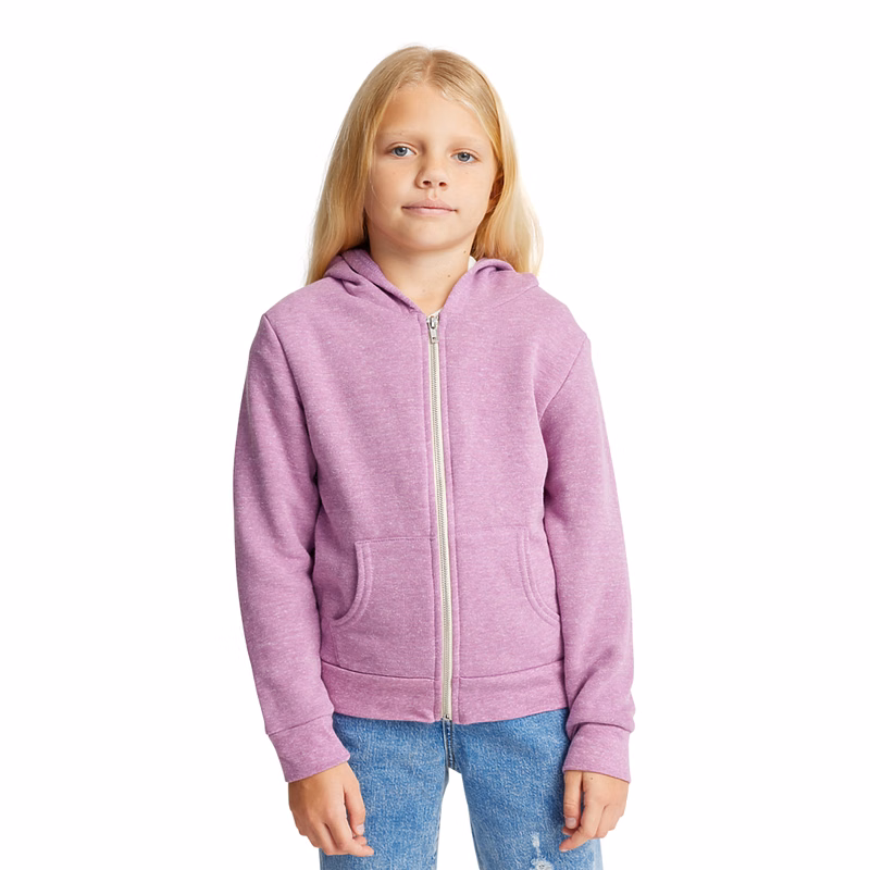 Youth Triblend Fleece Zip Hoodie